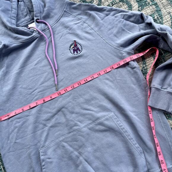 Barstool Sports "The Stoolie" Purple Tie-Dye Hoodie Men's Sweatshirt - Size M - Picture 5 of 7